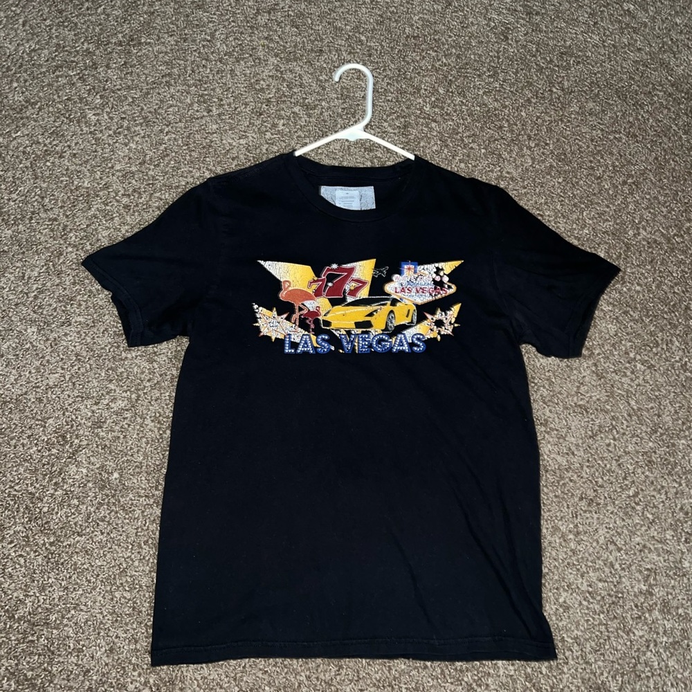 Las Vegas Lamborghini Vintage OG Black Yellow Red Orange Blue White T Shirt
